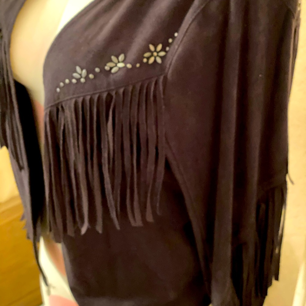 Hollister fringe jacket